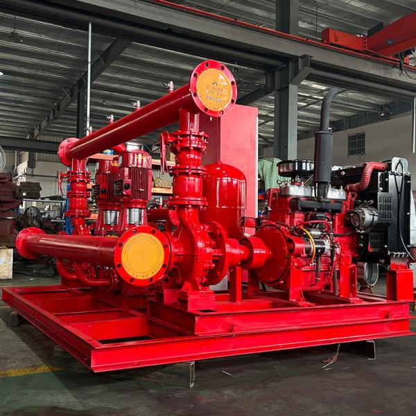 Diesel Engine Fire Pump System 2000GPM with Jockey Pump