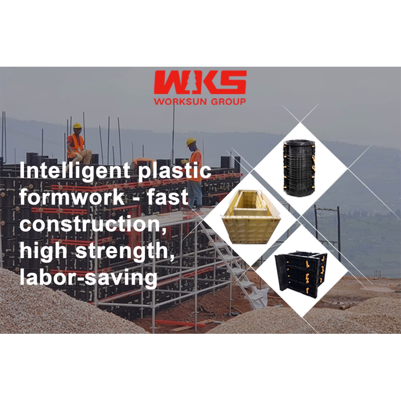High Impact Modular Plastic Formwork Custom Sizes Plastic Formwork System Durable