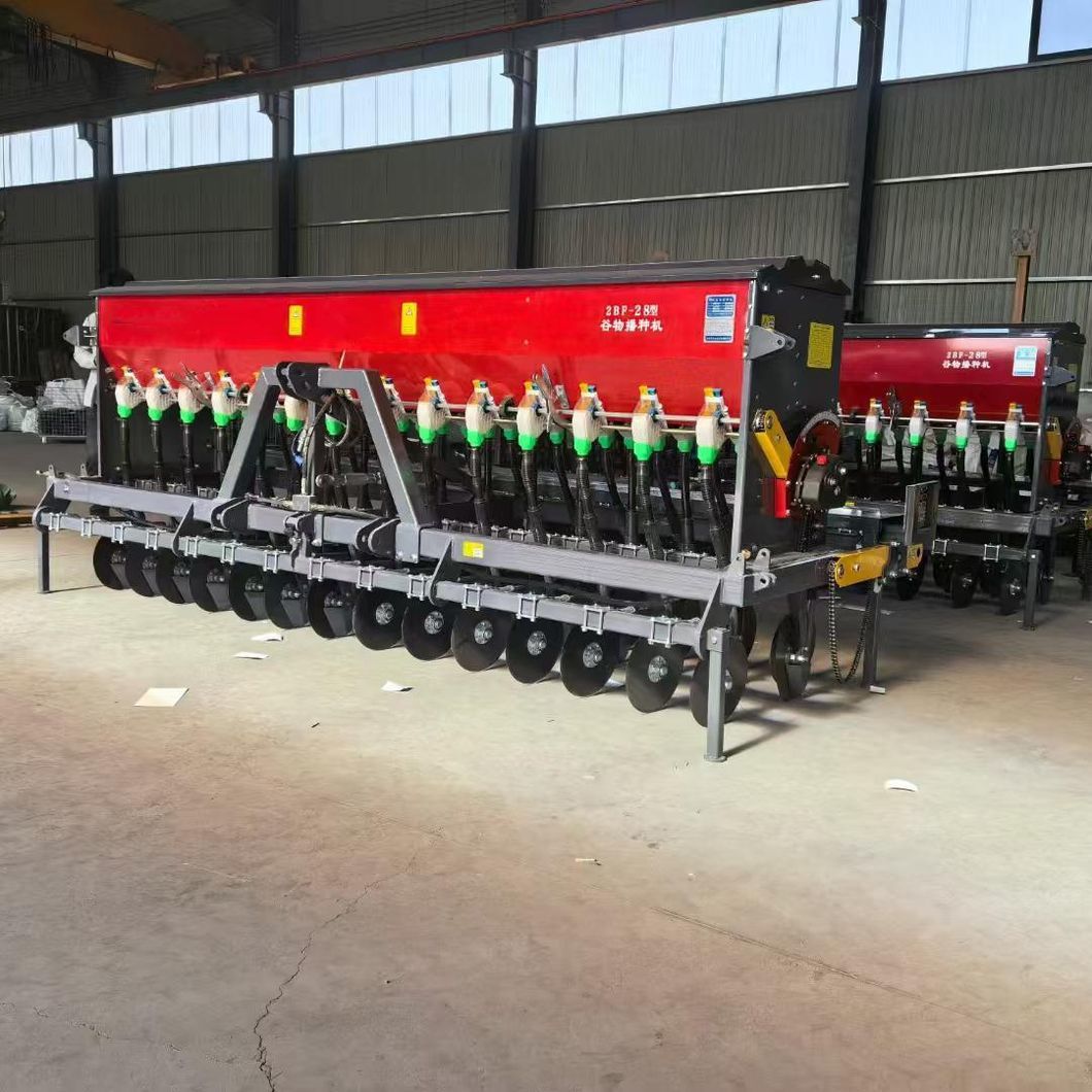 Traction Type Intelligent Wheat Fertilization Seeder Precision Fertilization and Sowing All-in-One Machine