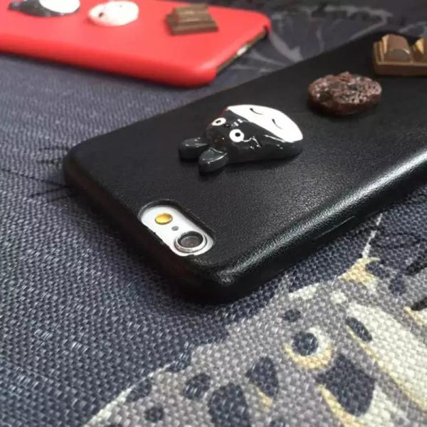 Soft PU DIY Totoro Snack Chocolat Cell Phone Case Cover For iPhone 7 6s Plus
