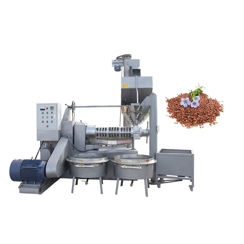 High Efficiency Screw Type Press Machine / Screw Press Oil Extraction 6YL-160