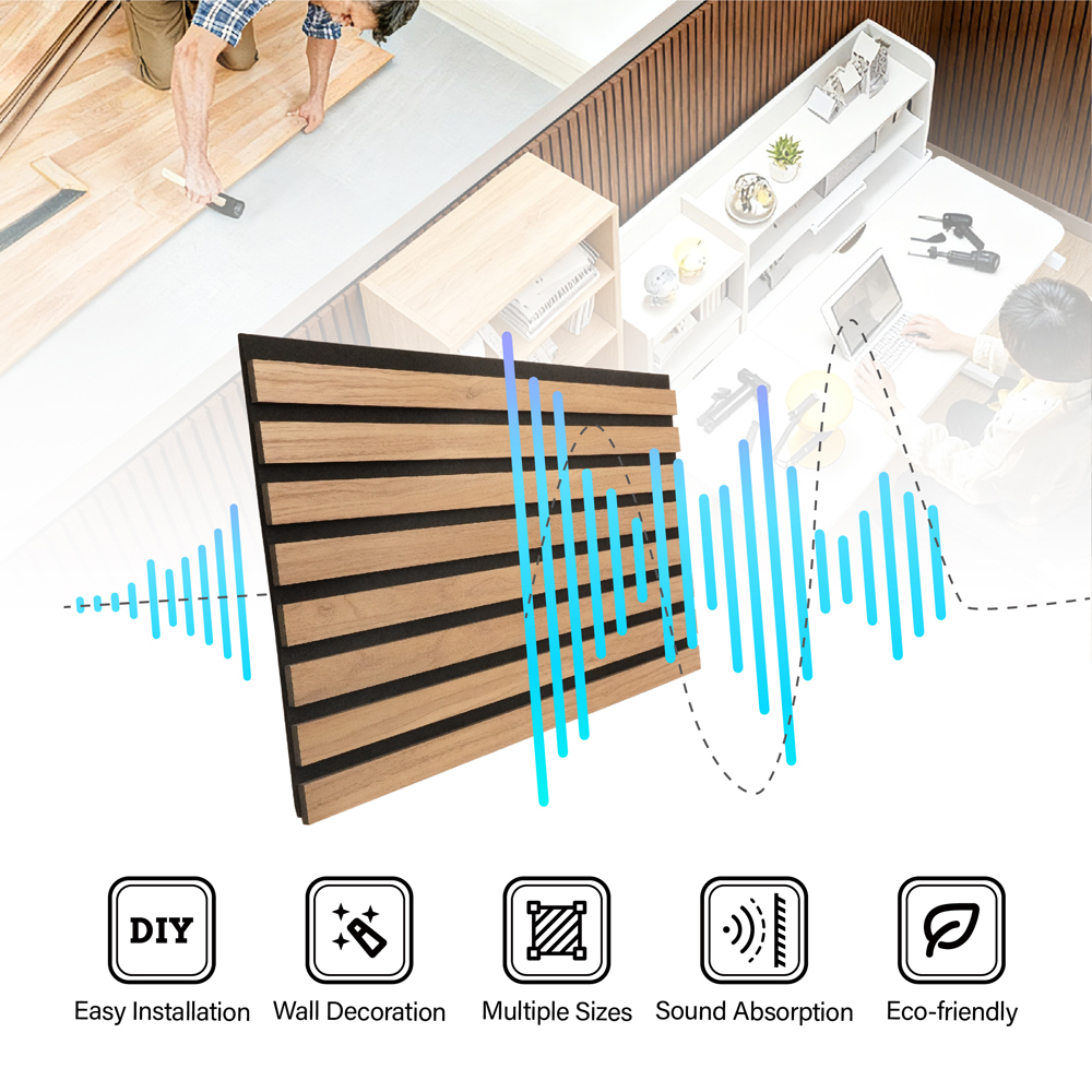Eco-Friendly Lightweight Sound Absorbing Acoustic Panel For E-Commerce Interiors
