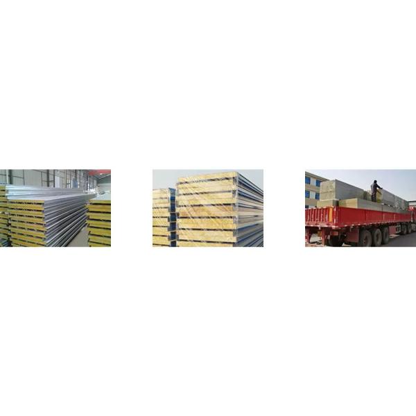 Warehouse Design Modern Rock Wool Thermal Insulation Board Panel for Sandwich Panel
