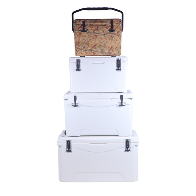 LLDPE Rotomolded Ice Box Cooler Portable 25QT Plastic Insulated