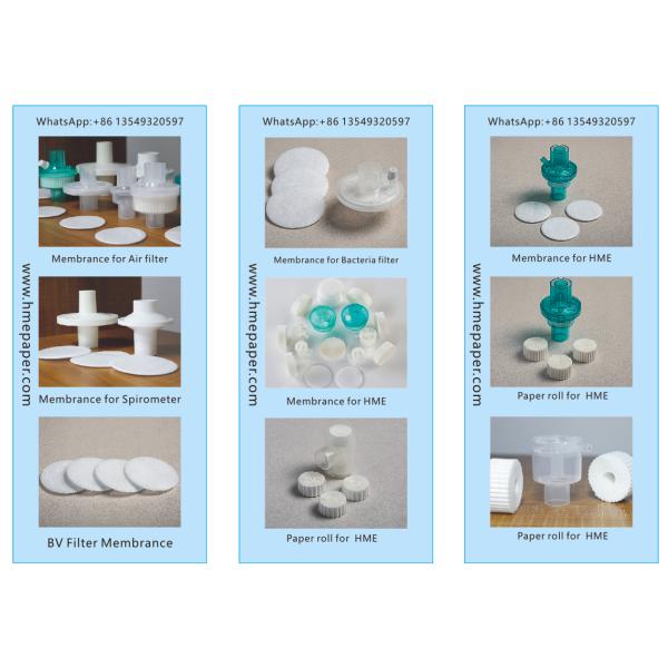 Drop Pressure 50-200pa Bacterial Viral Filter Paper with Electrostatic Cotton and BFE