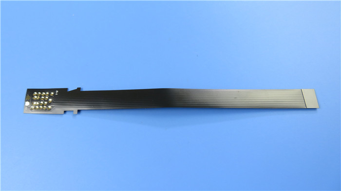 Black Flexible Printed Circuit FPC Built on Polyimide with Bulge Pads for Contact Belt of Inkjet Printer
