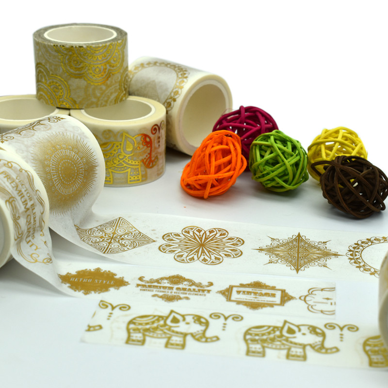 Luxurious Golden Foil Washi Tape For DIY Crafts