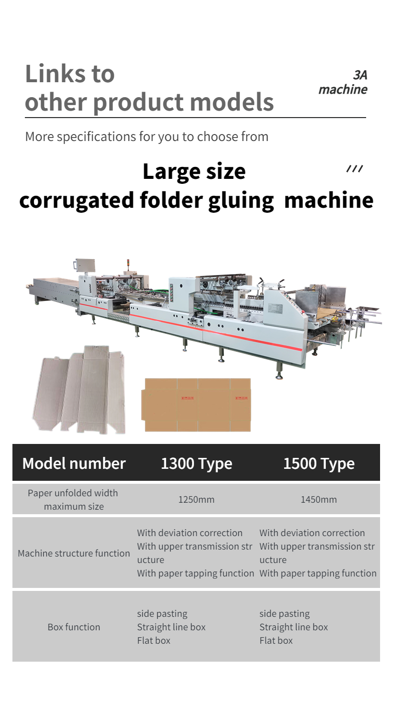 CQT 900YG-2 Pre-folded Bottom Lock Double Pieces Auto Corrugated Board Folder Gluer Flexo Folder Gluer Machine