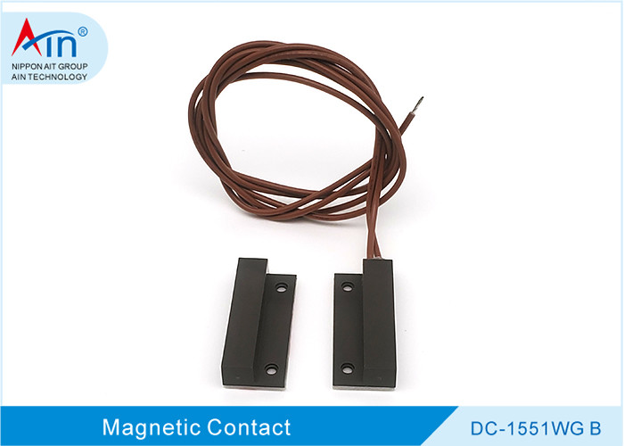 DC-1551WG B; ABS Material Surface Mount Door Contact Sensor For Wooden Door Or Window