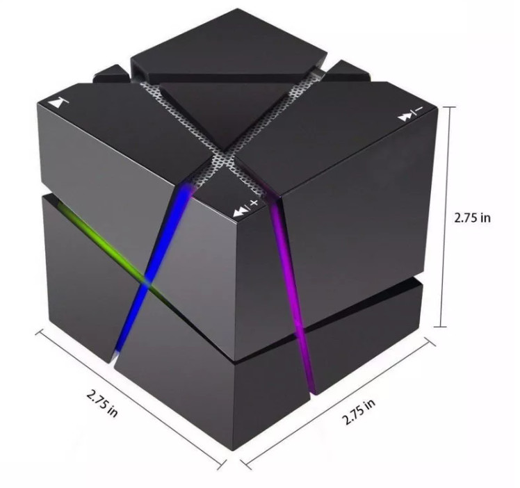 Home Theater Wireless Speaker System Mini Cube Super Bass Stereo Audio Loud Wireless Speaker Support TF Card For Smartph