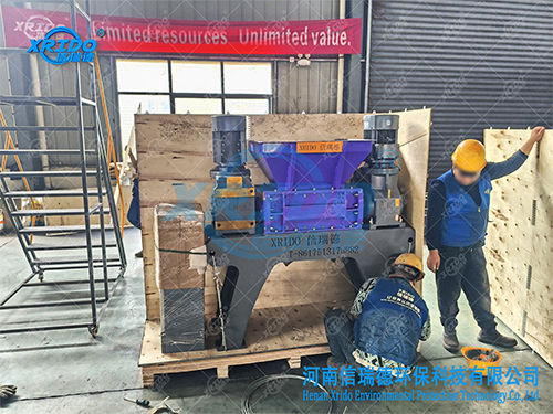 RDF Shredder Garbage Crusher MSW Shredder Industrial Waste Shredder Waste To Energy Machine SRF Plant