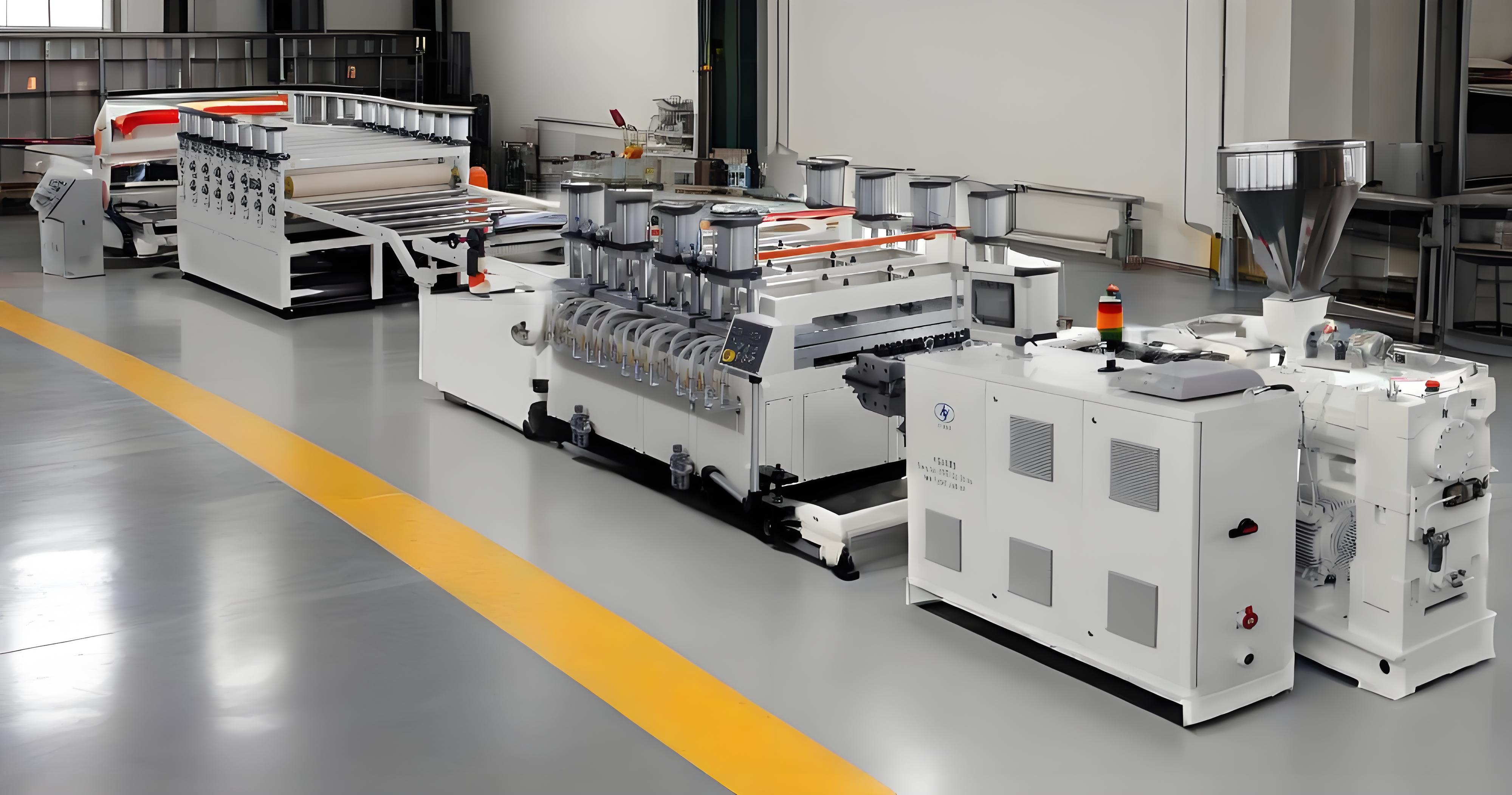Shenzhen HYPET 1220mm Width Plastic PVC Foam Board Extrusion Production Line PVC WPC Foam Board Panel Making Machine