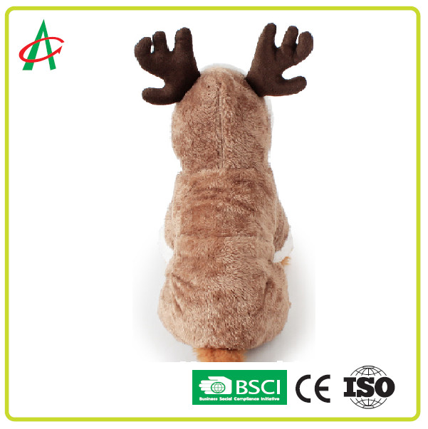 Quality BSCI Christmas Theme Plush Pet Clothes With Snap Fastener for sale