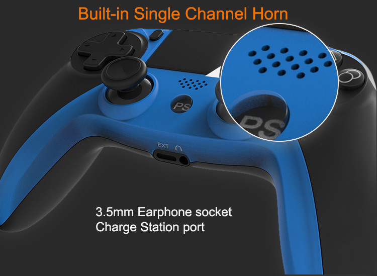 2.480GHz 0.3kg 600mah PS4 Joystick Game Controller