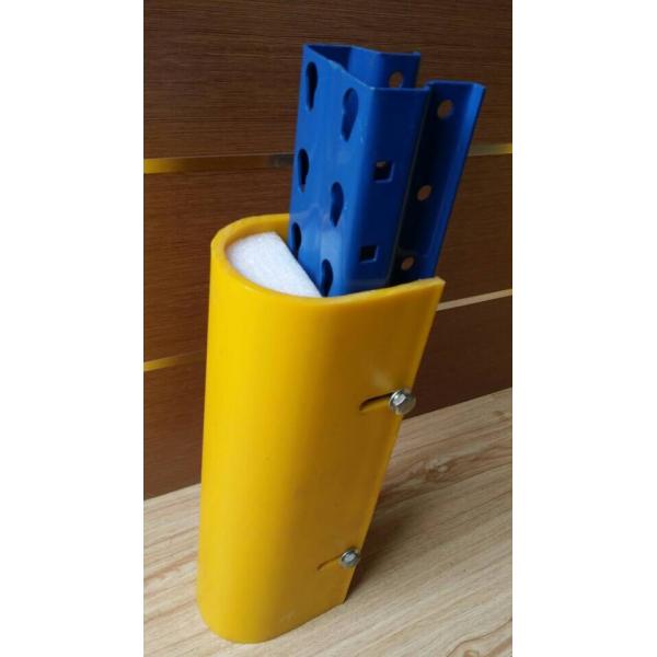 Heavy Duty Warehouse Column Protectors , Structural Pallet Rack Column Protectors Ce Fem 10.2.02 Impact