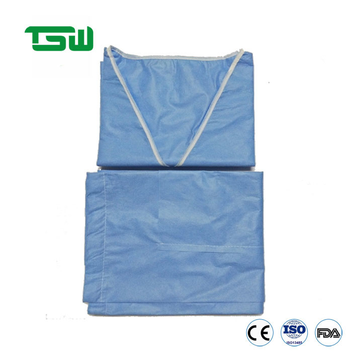 Quality 50GSM Disposable Patient Scrub Suits With Short Sleeves for sale
