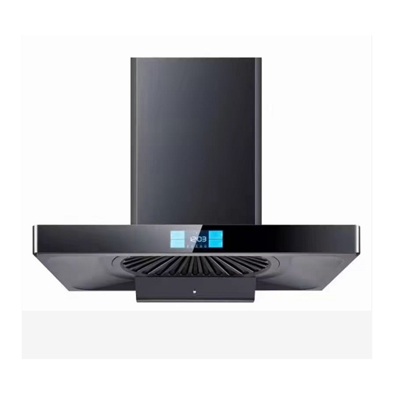 Low Noise T shaped exhaust hood Stainless Steel Wall Mounted Hood with 15-17 m3/min Air Exhaust Rate