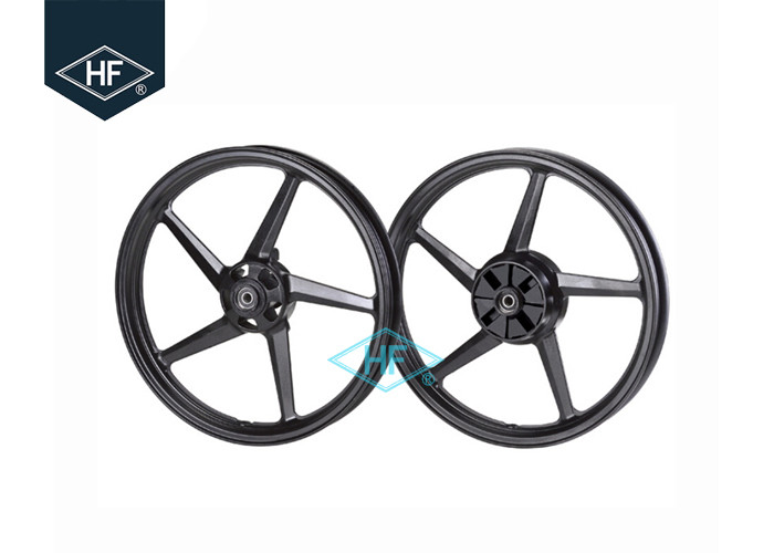 Yamaha YBR125 Aftermarket Motorcycle Wheel Parts With Disc / Drum Brake Hub