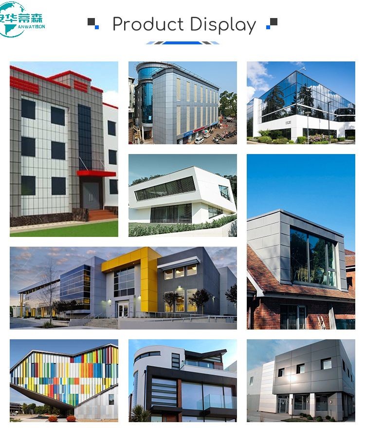 Solid Color B1 3mm Aluminium Composite Panel Building Material PE ACP