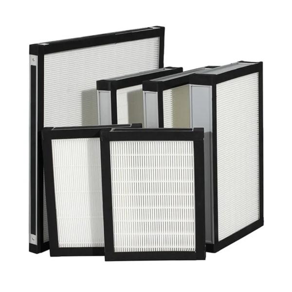 Custom Size 99.99% HEPA Efficiency PP+PET Hepa Filter H13 H14 Class Fiberglass Material Laminar Air Flow Home Use Restaurant
