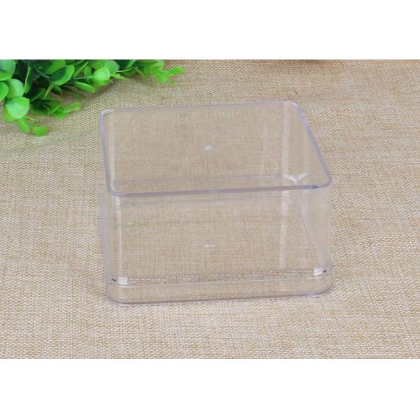 Ellipse Clear Plastic Container Box Storage Hard Plastic With Lid