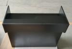 Wood 4' Ledge Counter Display Cabinet With Drawers Scratch Resistant