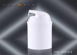 Round empty airless travel bottles with pump , packaging containers for