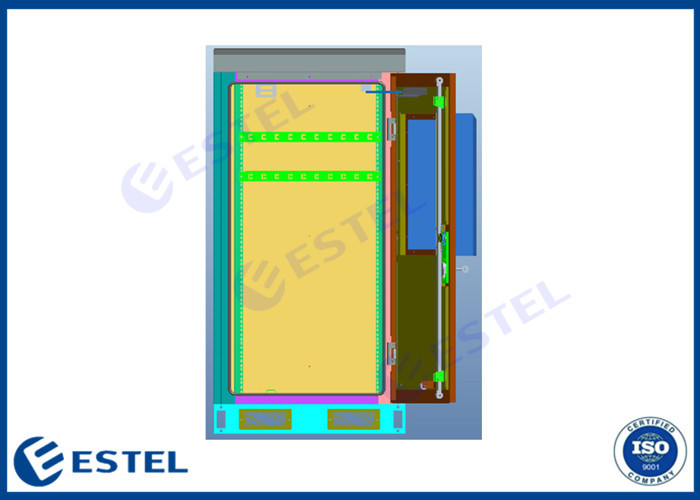 Quality Grey IP55 20U Outdoor Weatherproof Electrical Enclosures for sale