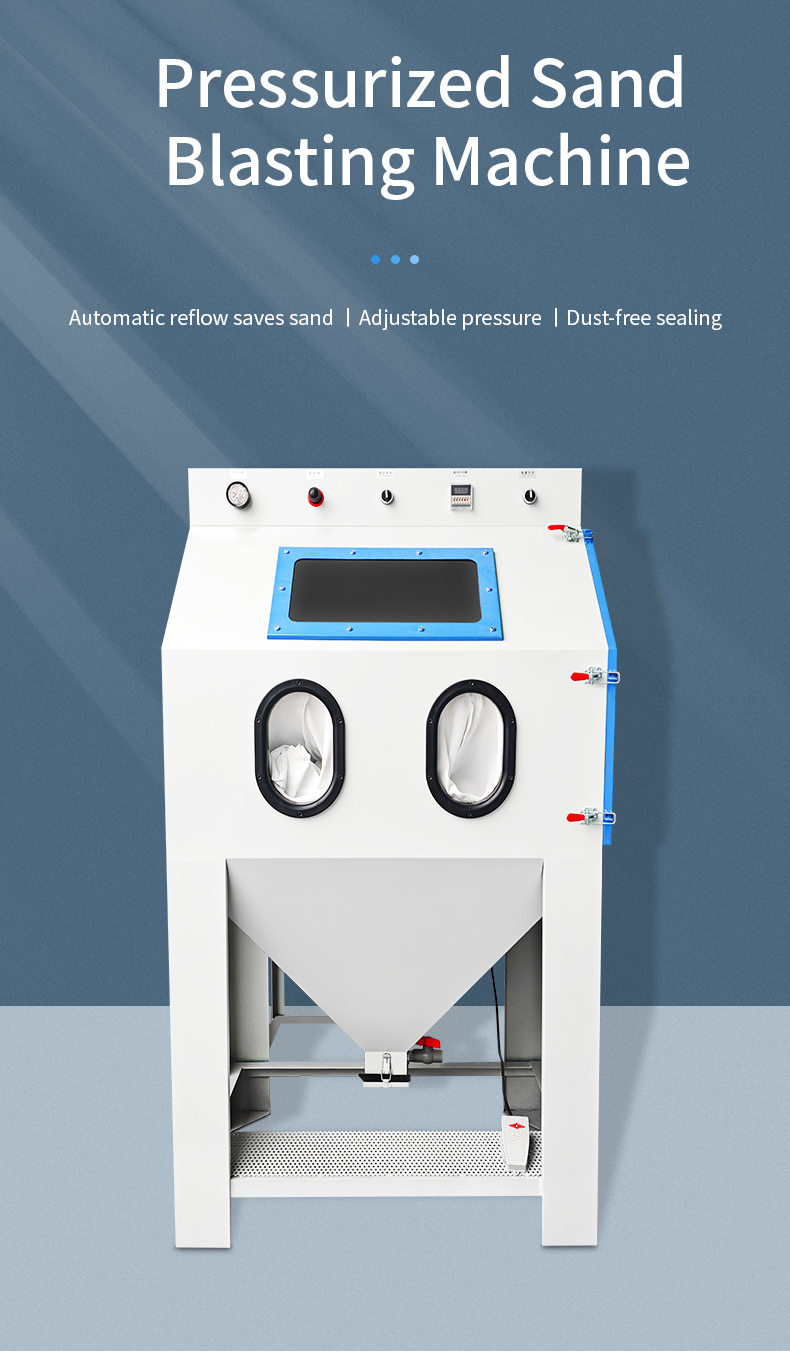 Industrial Sandblast Cabinet Vertical Sandblast Cabinet Abrasive Sandblast Machine Portable