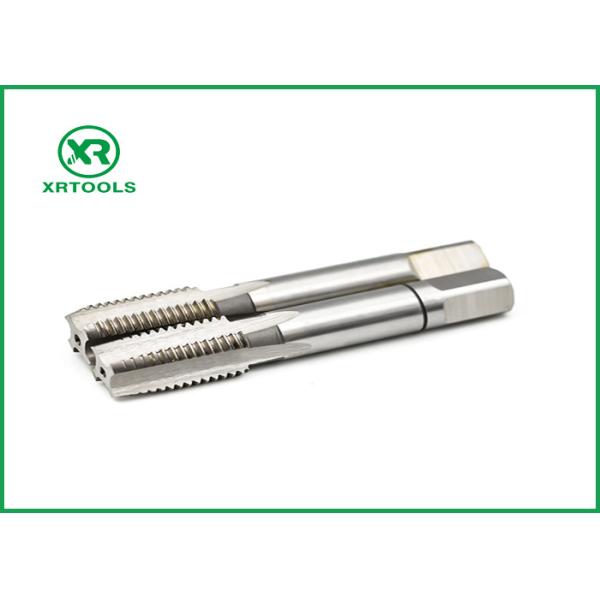 High Tolerance Straight Flute Tap , HSS - M2 Two Flute Taps Hand Thread Type for threaded hole