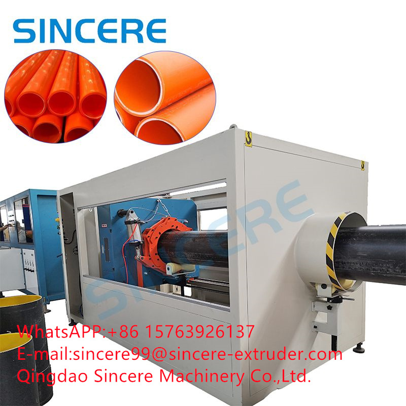 Single Wall Corrugated Plastic Pipe Extrusion Line MPP PPR PP Pipe Production Line