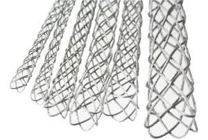 Quality Cable Pulling Grip With 5mm Nut Flexible Eye Mesh Rope Cable Sock Kit Galvanizing Steel Antislip Pipe Cable Wire Pulling Grips Lassos 6 Set 4-25mm for sale