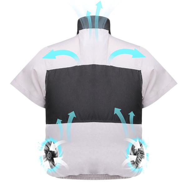Quality Removable Fans Aircon Shirt Air Conditioned Work Suit OEM for sale