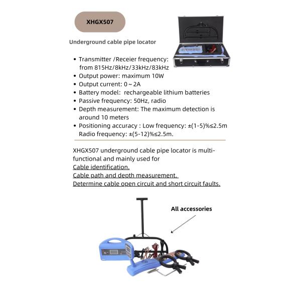 Portable Cable Fault Location System for Direction and Depth Detection