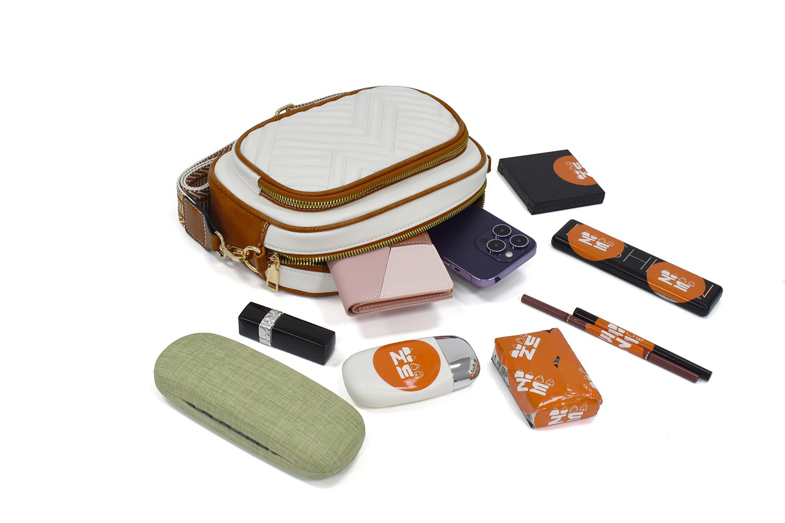 Custom Logo PU Luxury Crossbody Bag for Women Purses and Handbag in Fashion Style