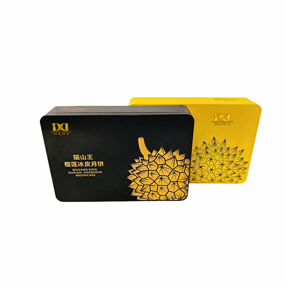 DADI OEM ODM Mooncake Tin Box Tinplate CMYK PMS Biscuit Tin Box Packaging