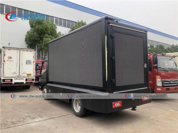Foton Aumark Outdoor Full Color LED Display Advertise Truck P4 P5 P6 Mobile LED Billboard Truck