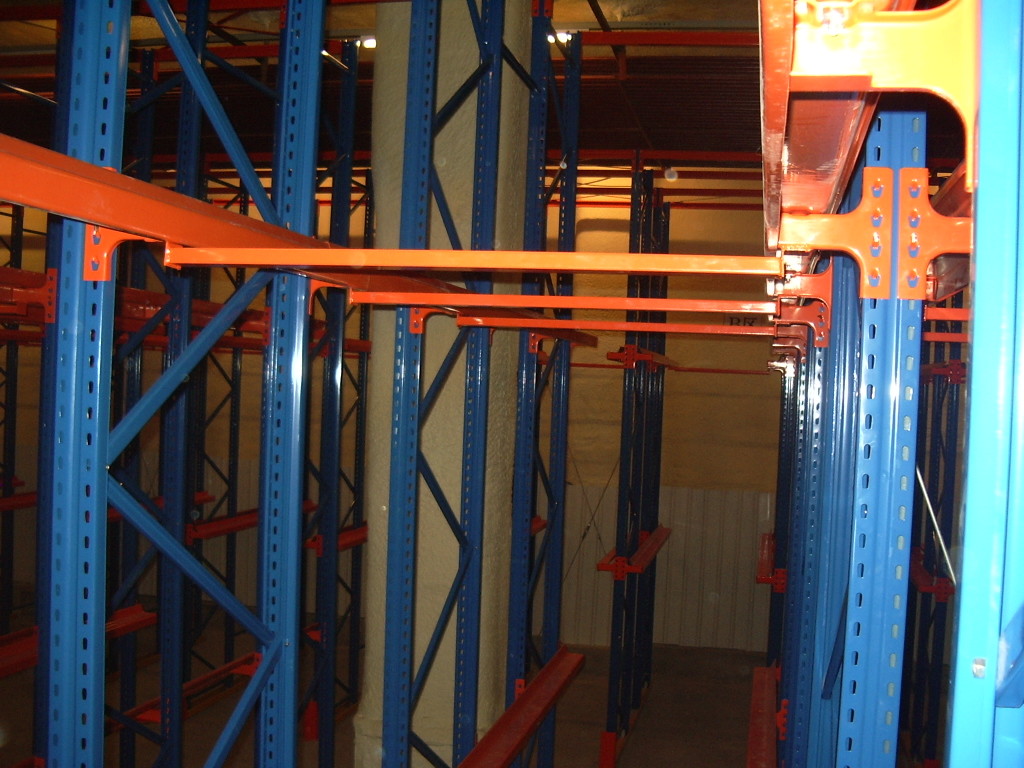 Heavy Duty Drive In Racking For Cold Storage And High Volume Warehousing