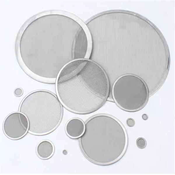 Dutch Weave Black 5mm Wire Mesh Disc For Rubber Filter