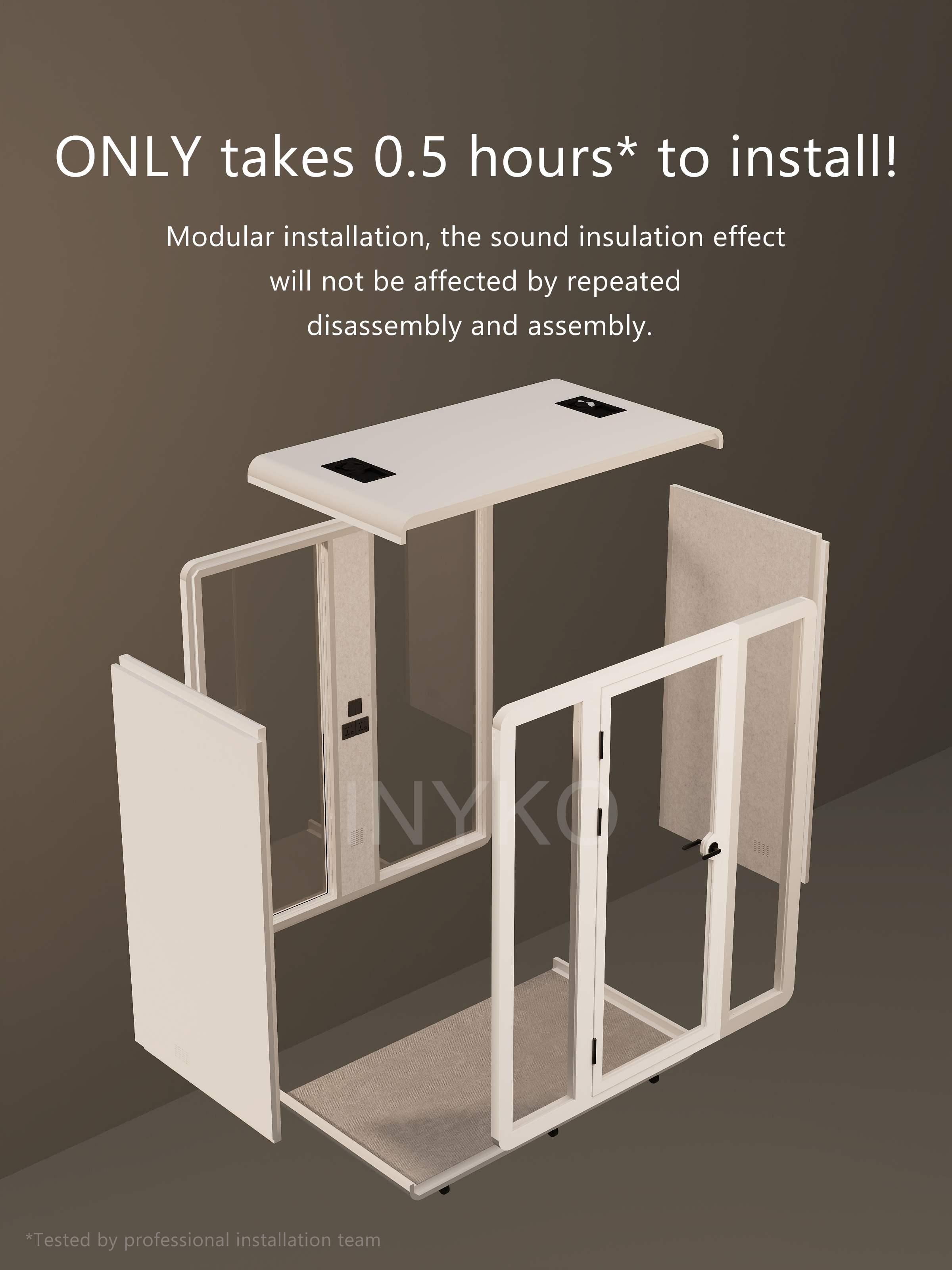 Independent Quiet Room Office Furniture Phone Booth Soundproof