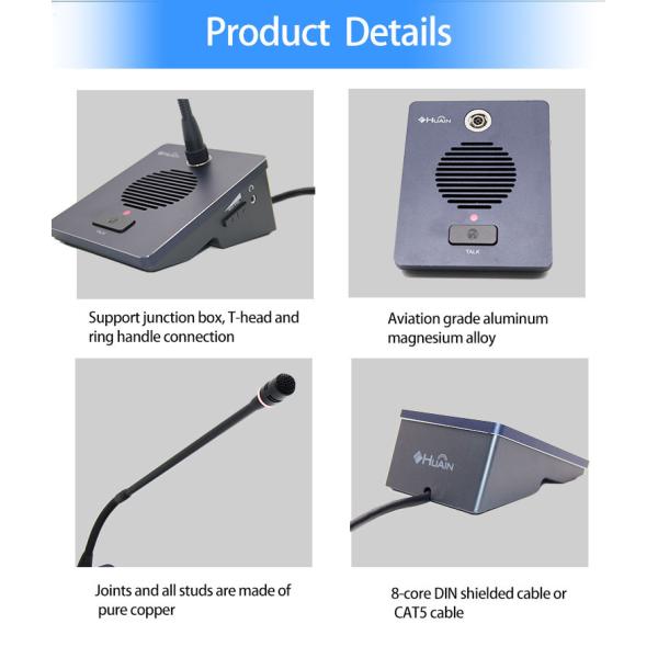 Classic Style Conferencing Digital Conference Table Meeting Microphone Discussion System Chairman Delegate Unit