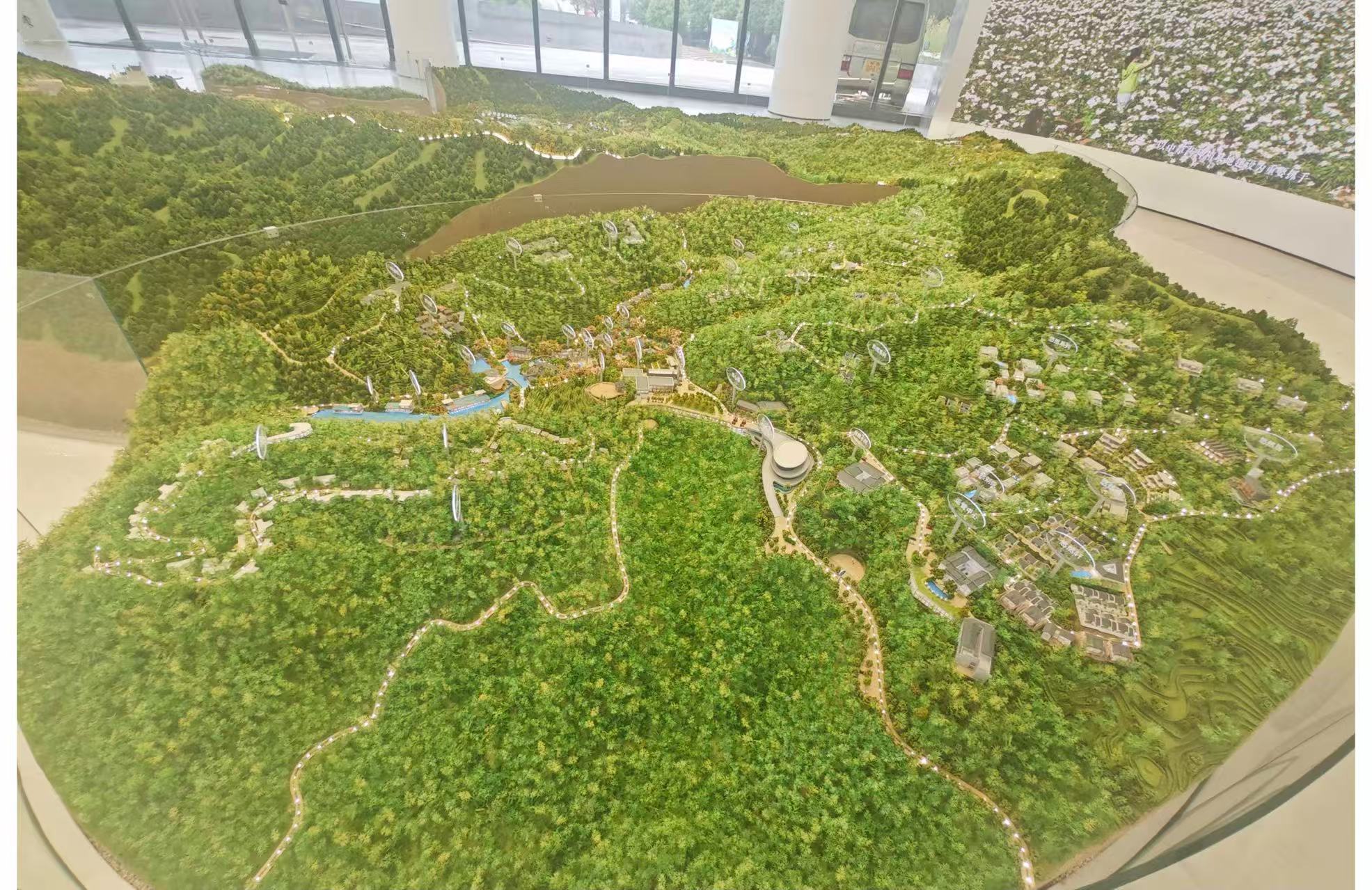 1:150 Green Town Urban Planning Model Community Architectural Scale Model