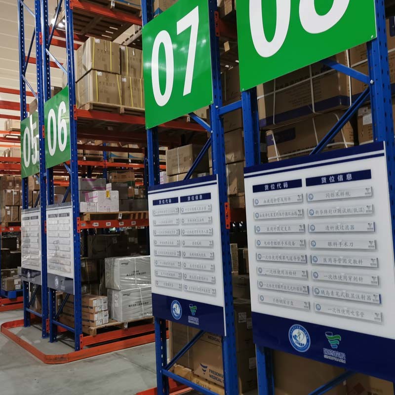 Heavy Duty Warehouse Very Narrow Aisle Racking System Narrow Aisle Racking 1000-2000kg