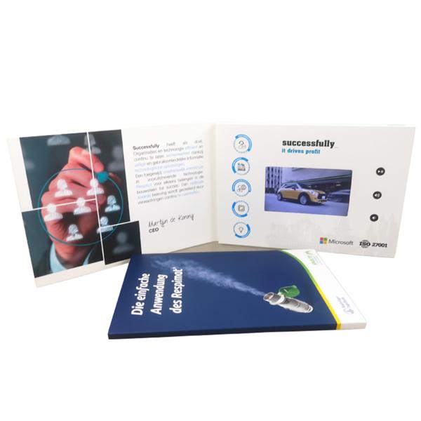 Customizable Video Mailer Card for Business Promotion Magnetic Flap and Multiple Button Control