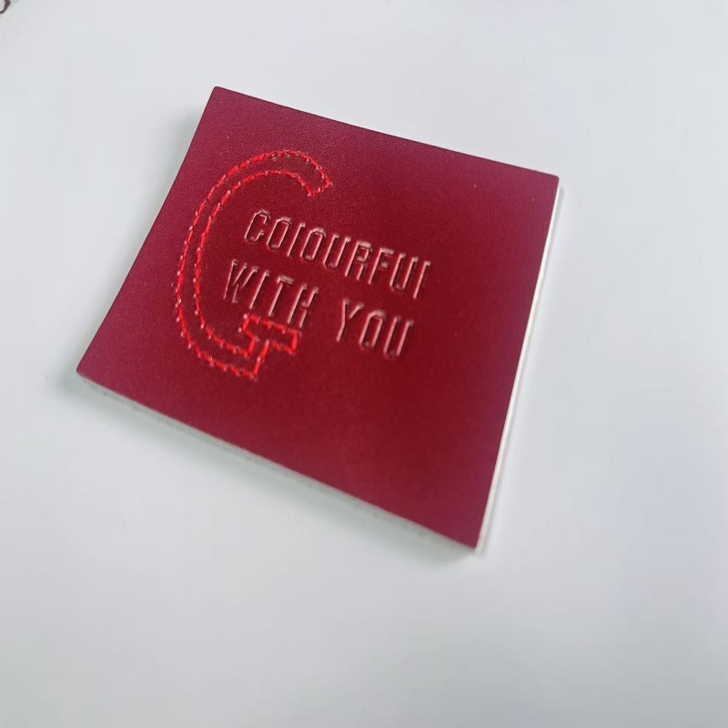 Buy Garment Labeling Made Simple Sew On Custom Leather Labels Customizabl at wholesale prices