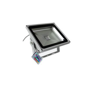 Quality High Lumen 5950Lm Waterproof LED Flood Light 70W Silver Grey / Black for sale