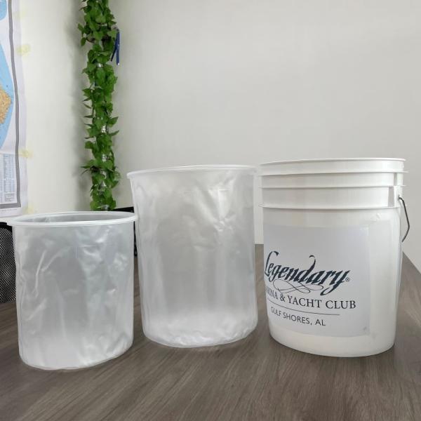Customized Size Round Plastic Drum Barrel Liner made of Polypropylene for Paint Bucket
