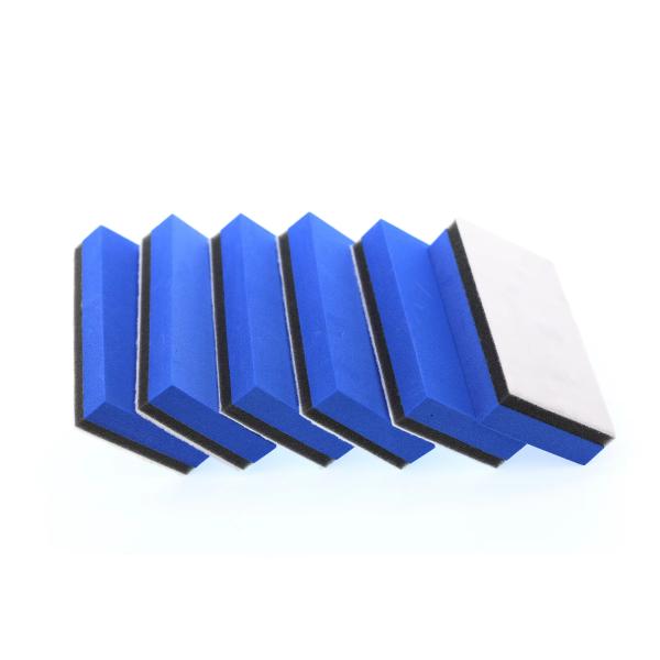 Car detailing blue sponge ceramic coating applicator