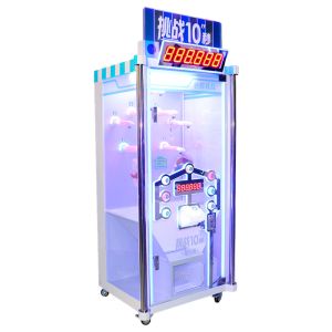 Quality 10 Second Challenge Coin Prize Machine / Prize Redemption Machine 220V for sale