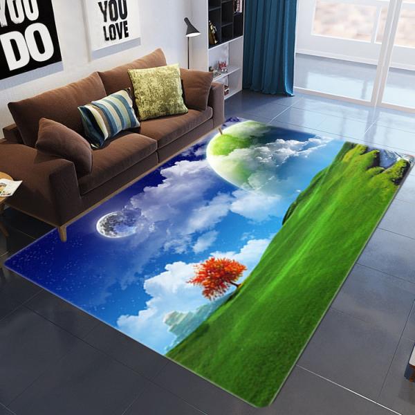 Factory direct sale High quality Customized size stone pattern living room area rug office carpet